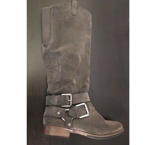 Crown Vintage Grey Knee High Boots Size 9